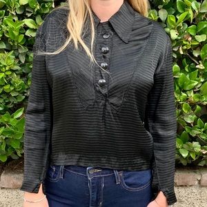 Vintage black blouse
